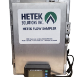 The Hetek Flow Sampler is used to inspect gas pressure and ensure safe leak detection in industrial settings.