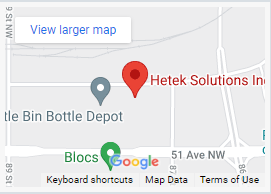 Western Canada office map