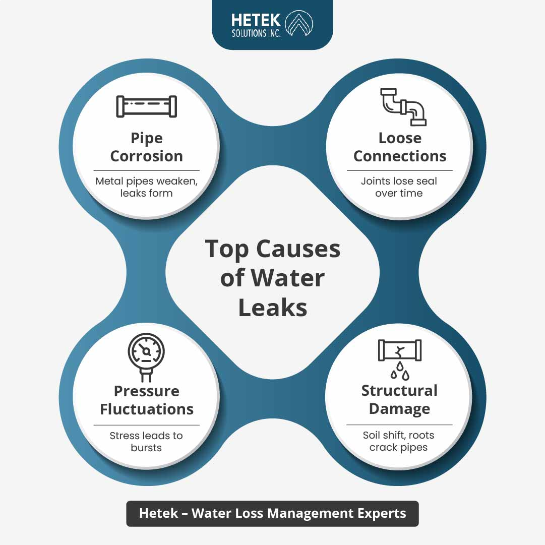 Top Causes of Water Leaks